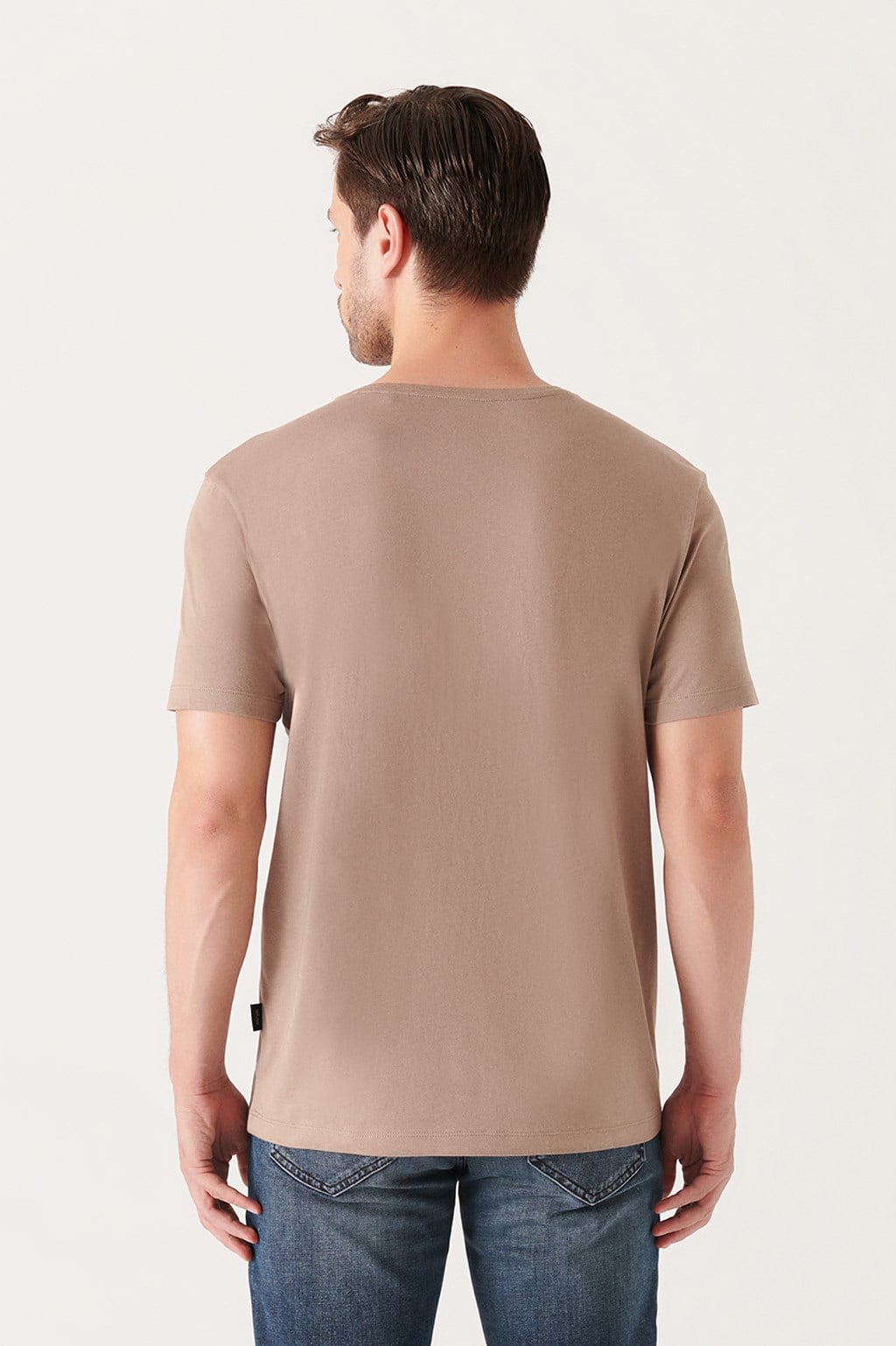 Vizon Ultrasoft Bisiklet Yaka Basic Modal T-Shirt