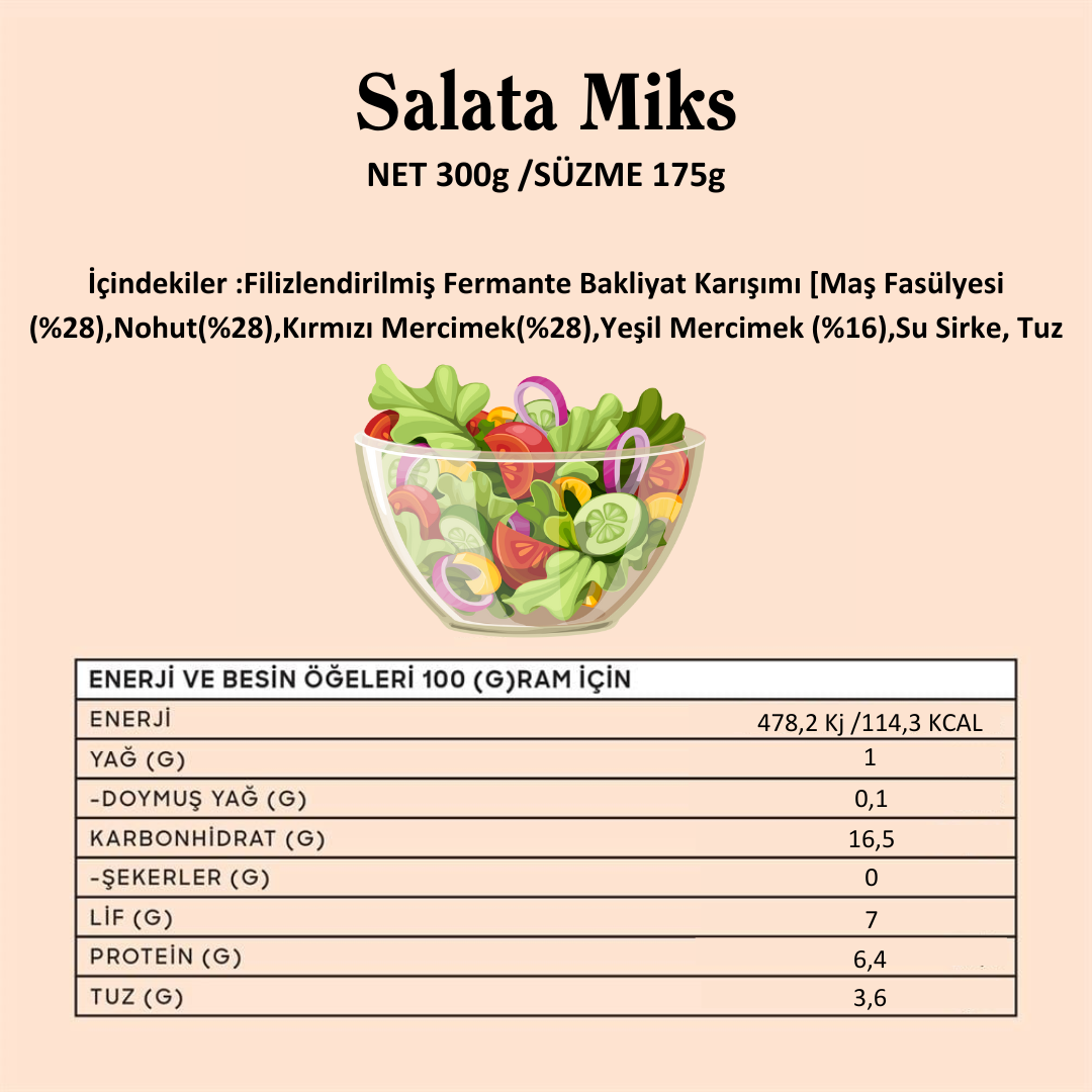 Fermante Salata Miks 3'lü Paket