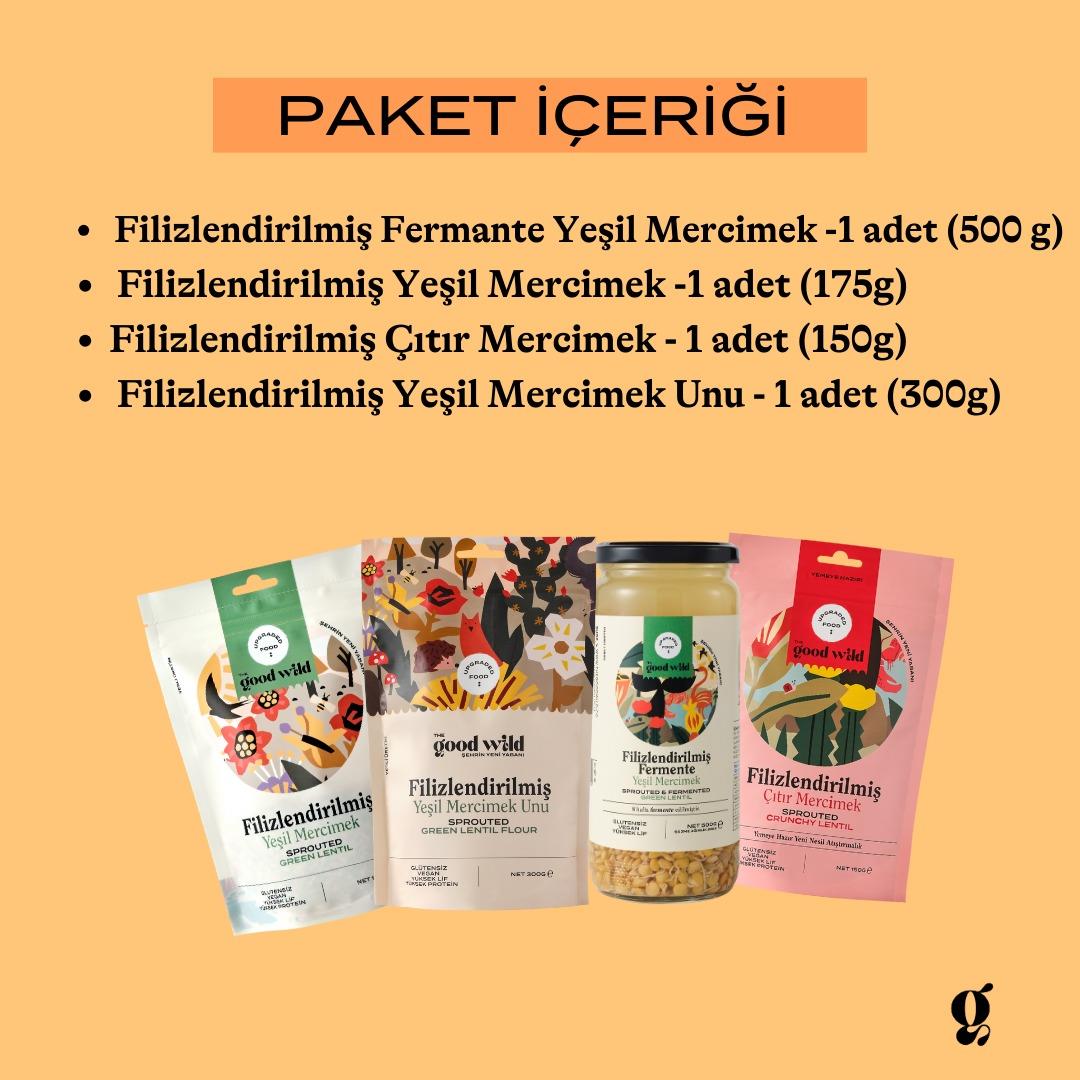 Filizlendirilmiş Mercimek Paketi