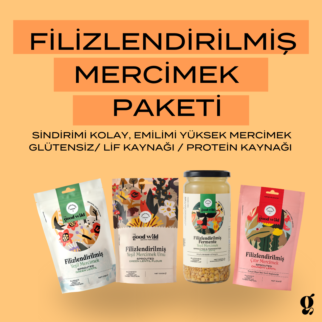 Filizlendirilmiş Mercimek Paketi