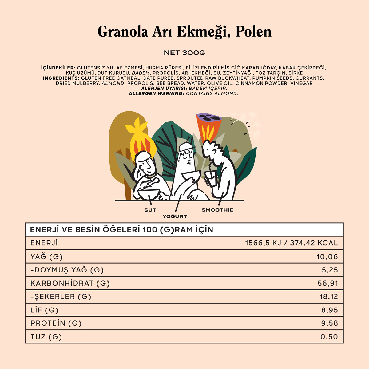 Granola Arı Ekmeği & Polen 3'lü Avantaj Paketi