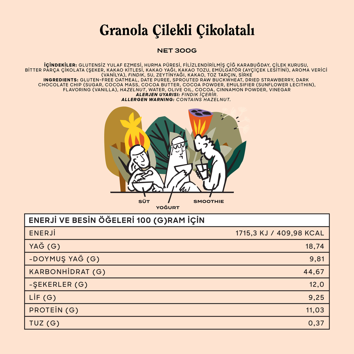 Granola Çilekli Çikolatalı 3'lü Avantaj Paketi