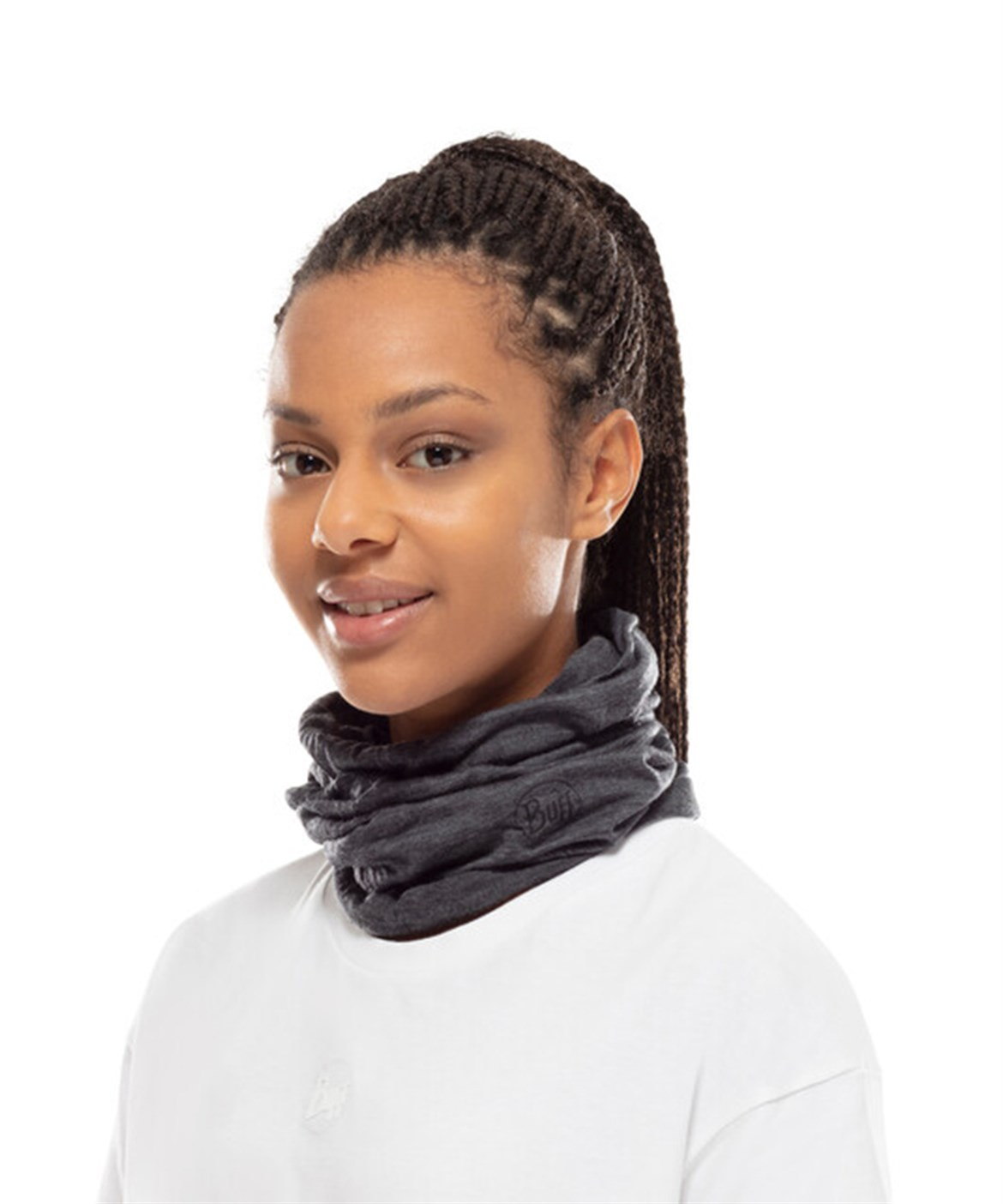 BUFF MERINO LIGHTWEIGHT SOLID GREY