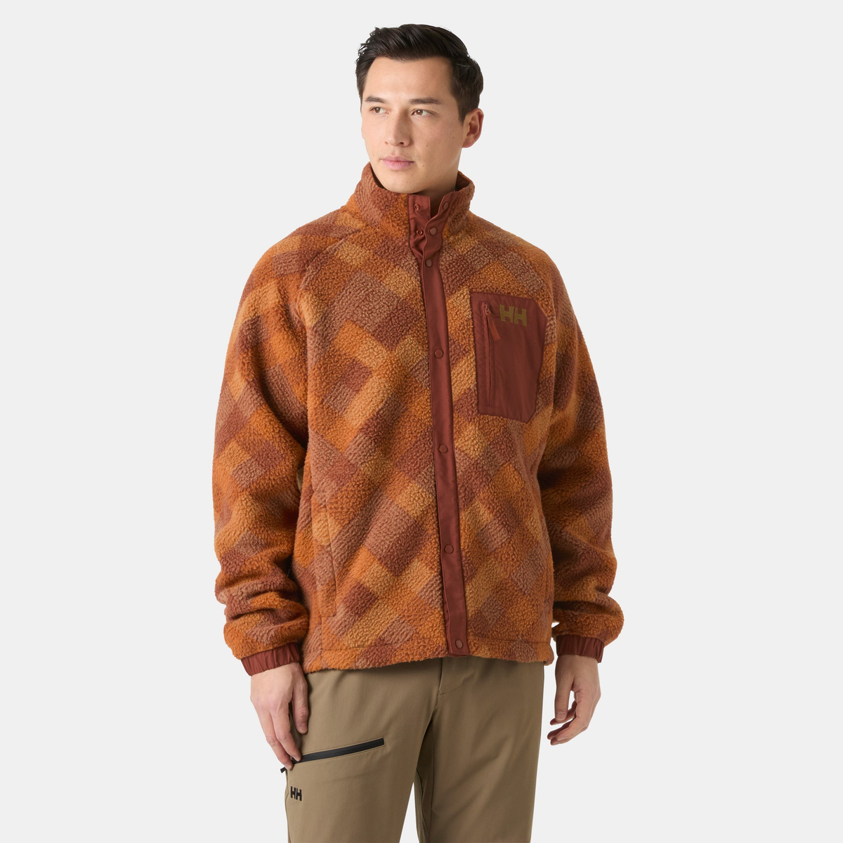 HELLY HANSEN PANORAMA PRINTED PILE SNAP MONT