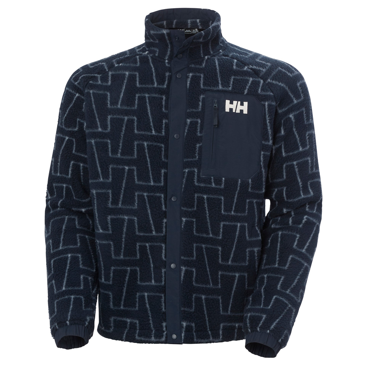 HELLY HANSEN PANORAMA PRINTED PILE SNAP MONT