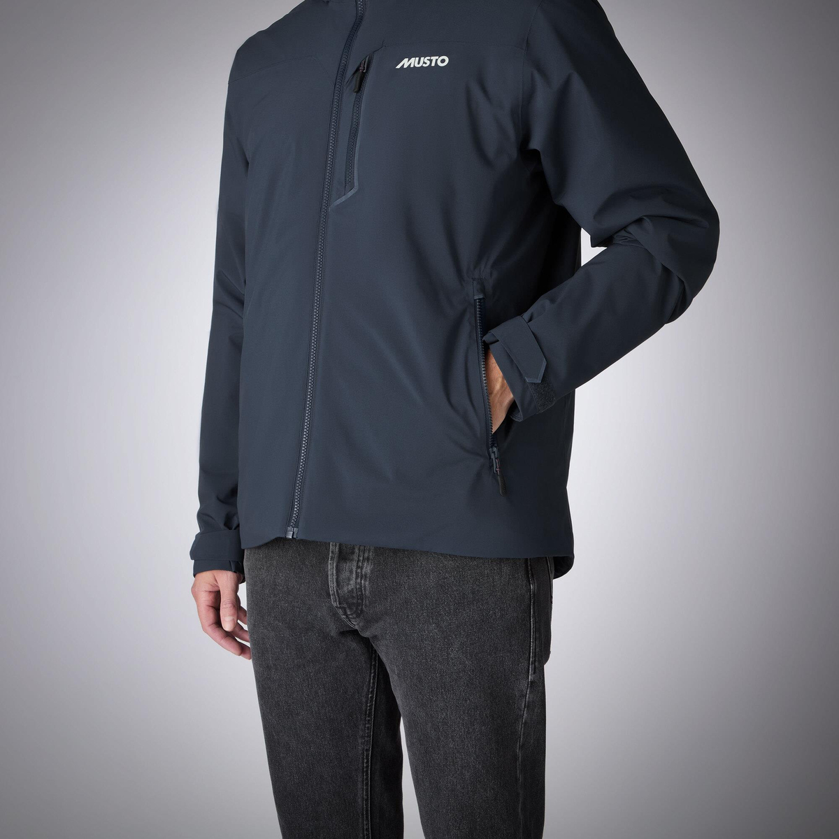MUSTO M BR1 PL MIDLAYER ERKEK MONT