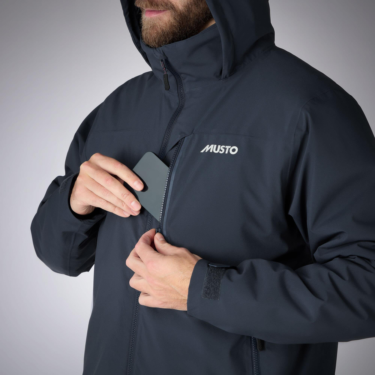 MUSTO M BR1 PL MIDLAYER ERKEK MONT
