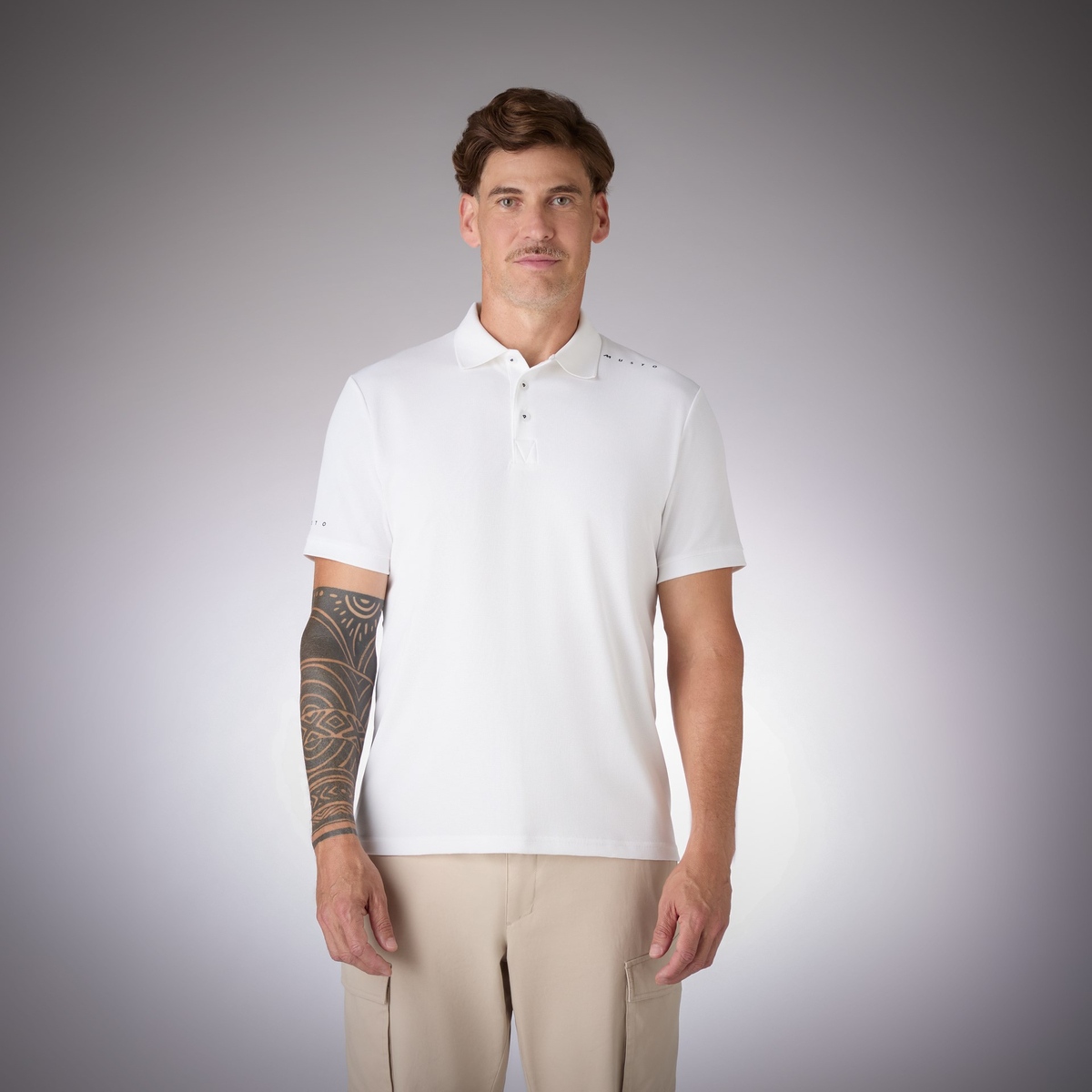 MUSTO M EVO CREW PRO LITE POLO T-SHIRT