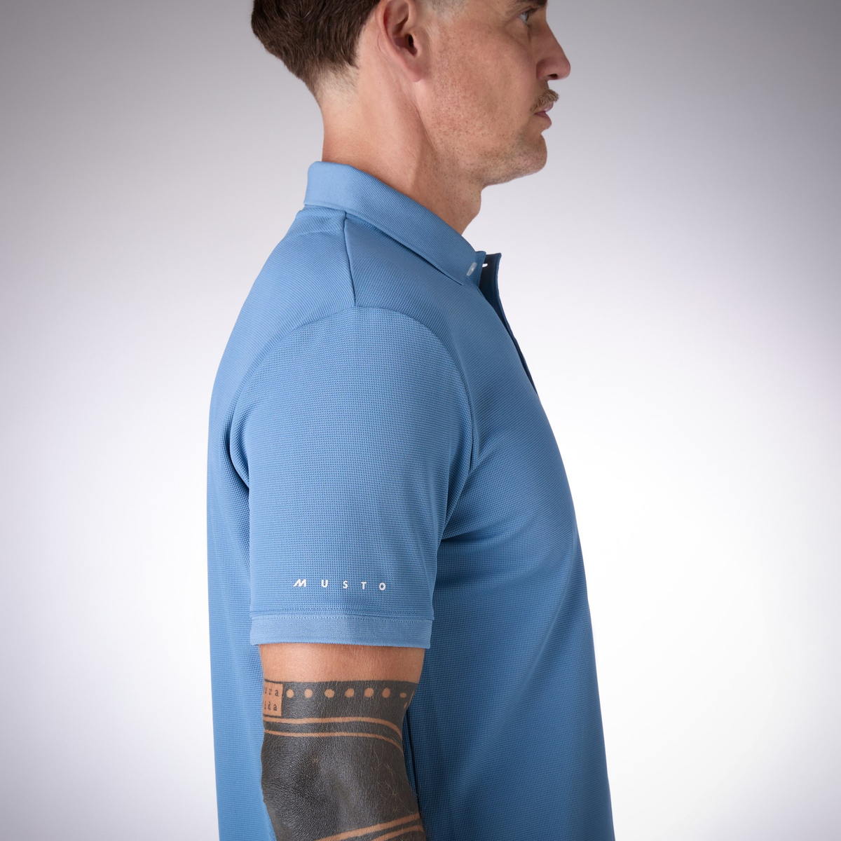 MUSTO M EVO CREW PRO LITE POLO T-SHIRT