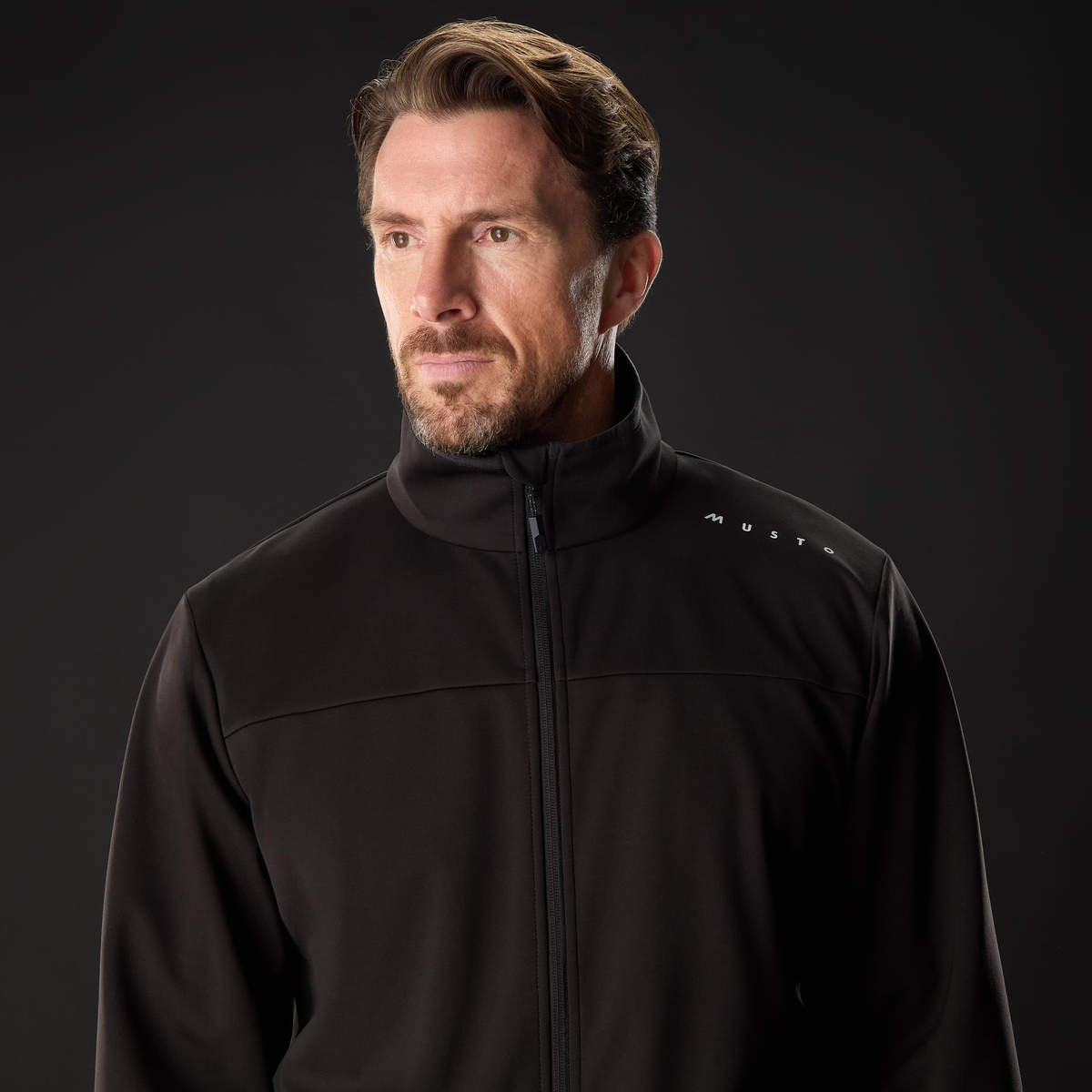 MUSTO M EVO CREW SOFTSHELL MONT