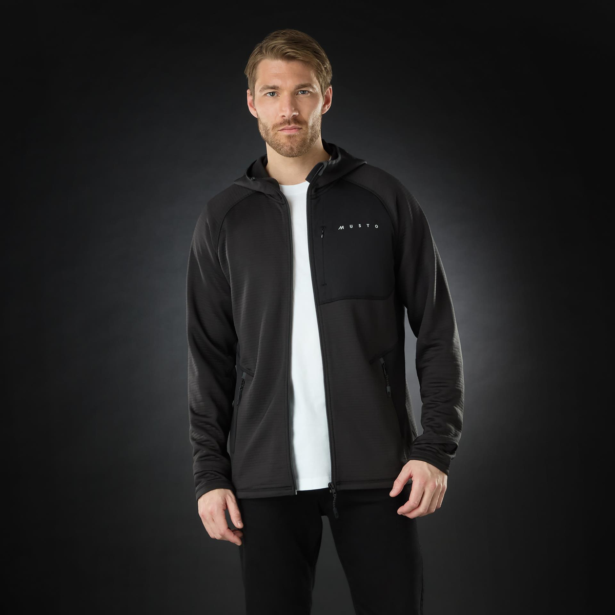 MUSTO M EVO THERM HOODED TECH FL KAPÜŞONLU POLAR