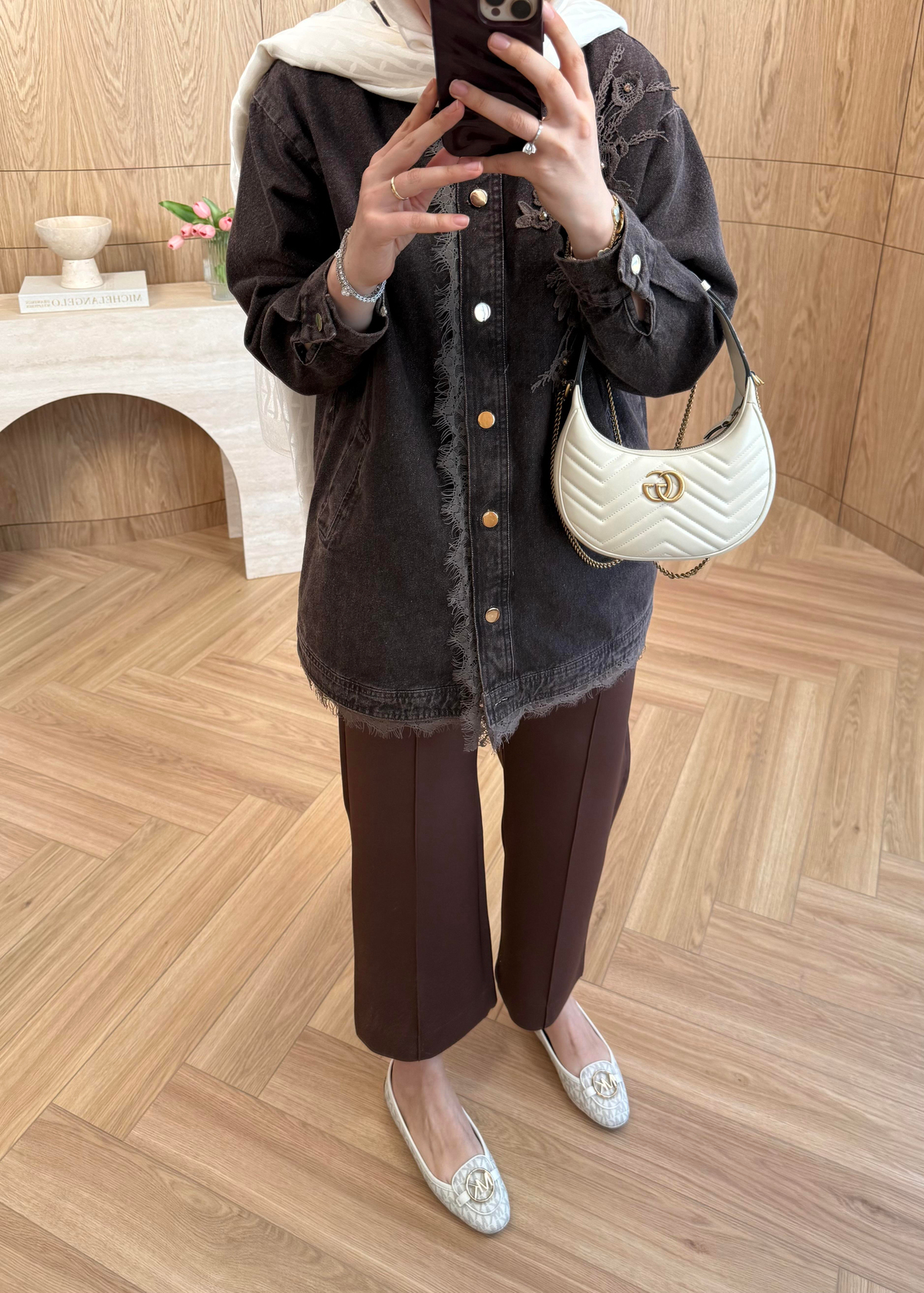 Rena Denim Ceket Kahve