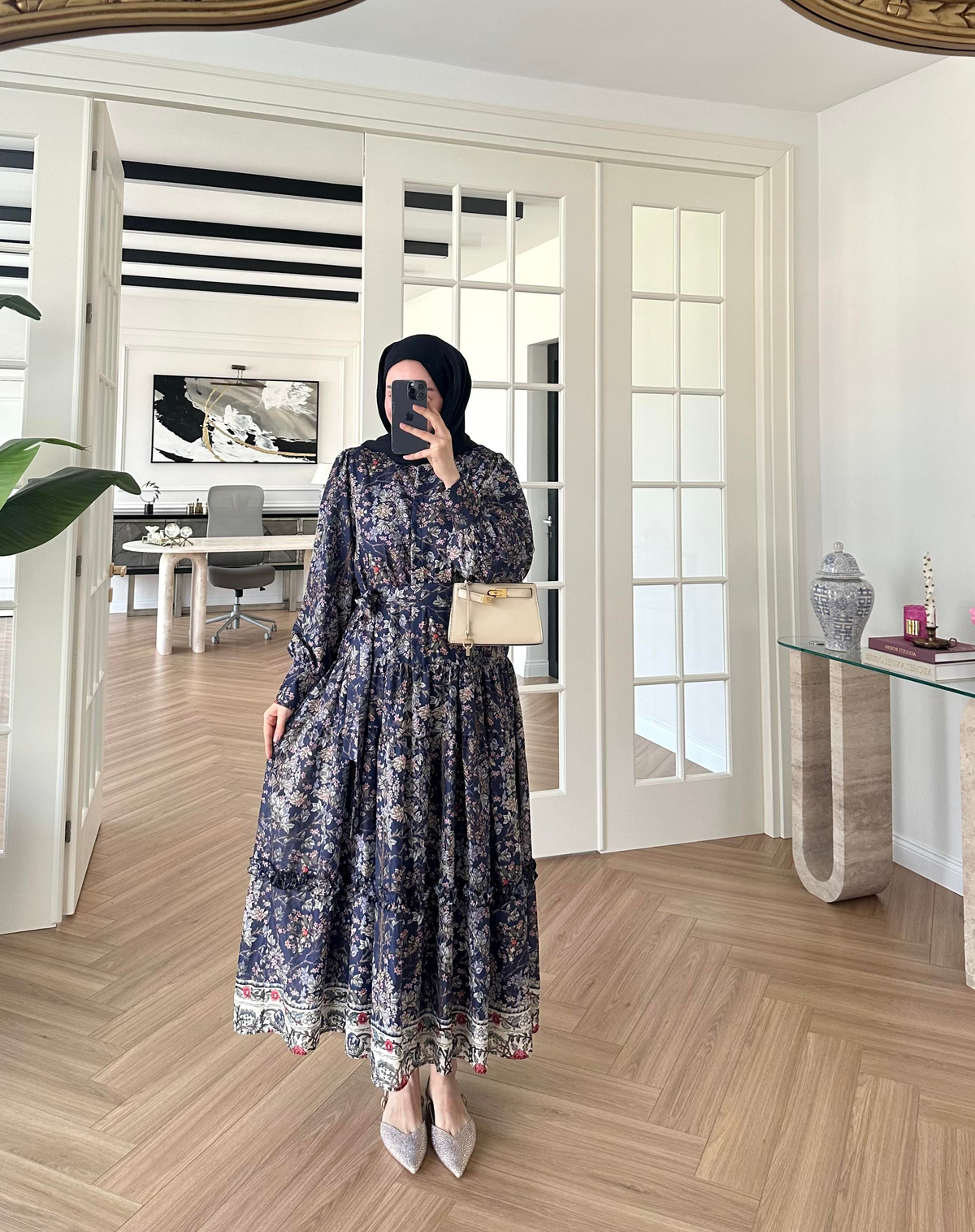 Şölen Desenli Elbise