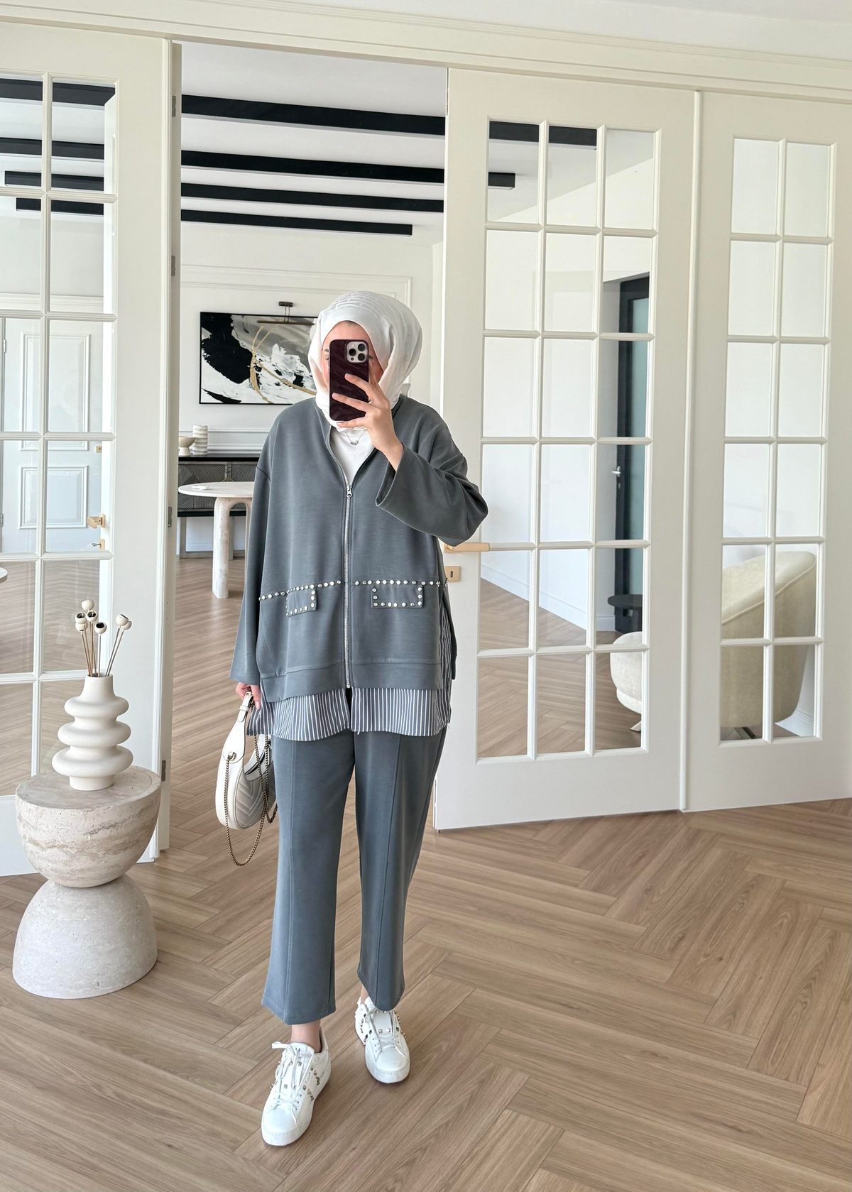 Aden Oysh Takım Gri
