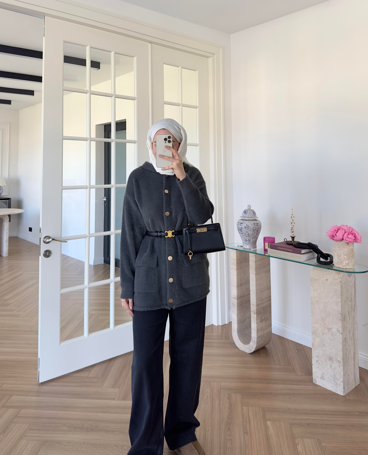 Angora Hırka Antrasit