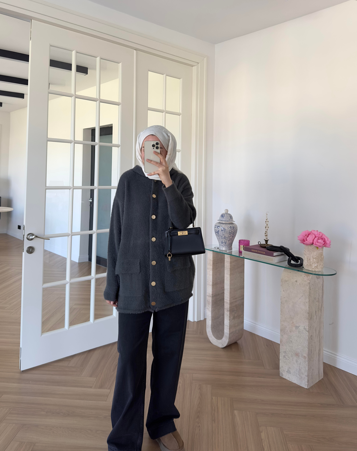 Angora Hırka Antrasit