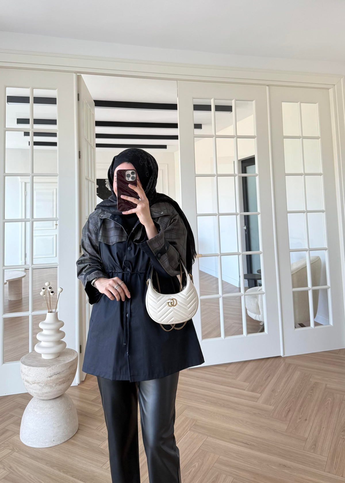 Barbour Ekose Trenç Lacivert