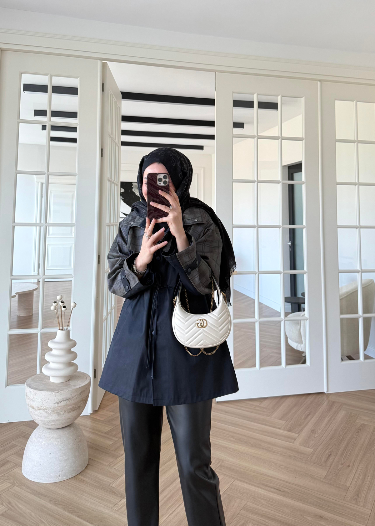 Barbour Ekose Trenç Lacivert