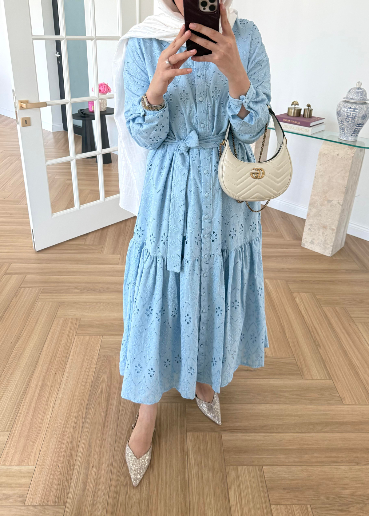 Bera Fisto Elbise Bebe Mavi