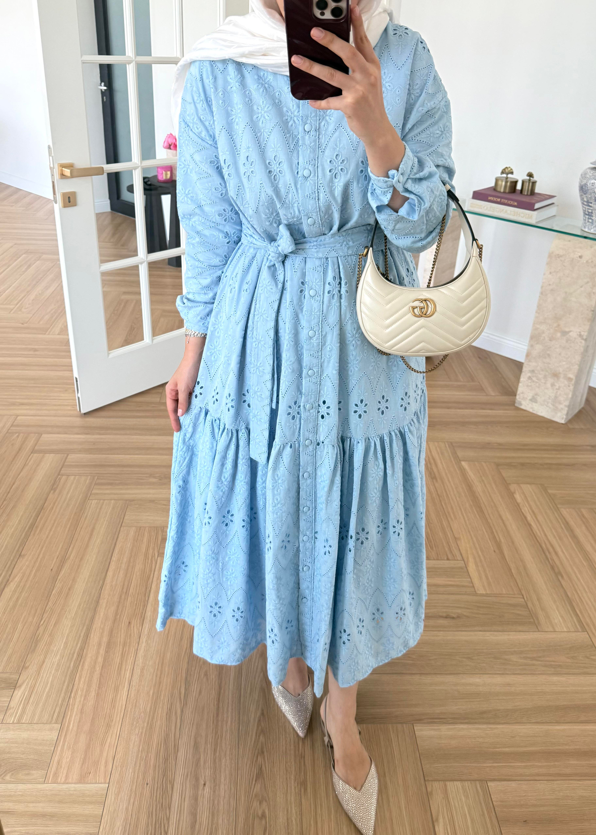 Bera Fisto Elbise Bebe Mavi