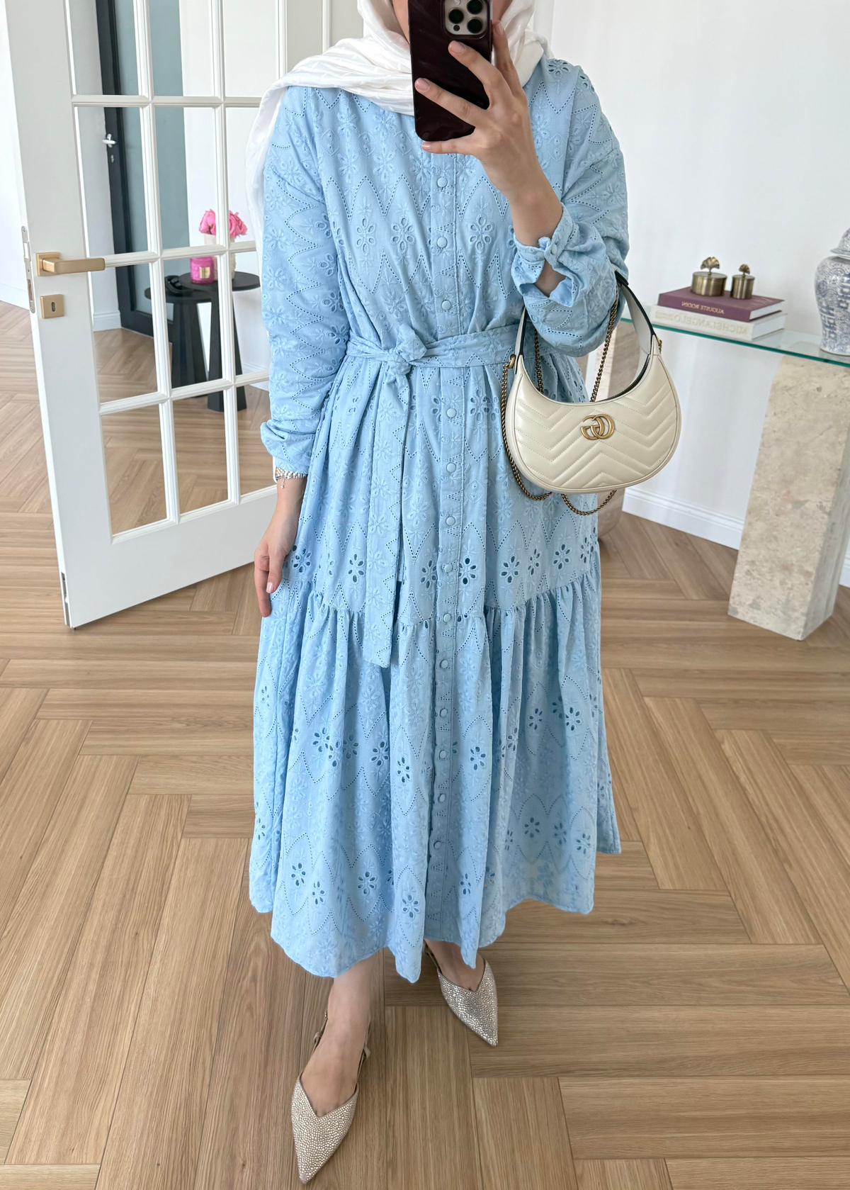 Bera Fisto Elbise Bebe Mavi