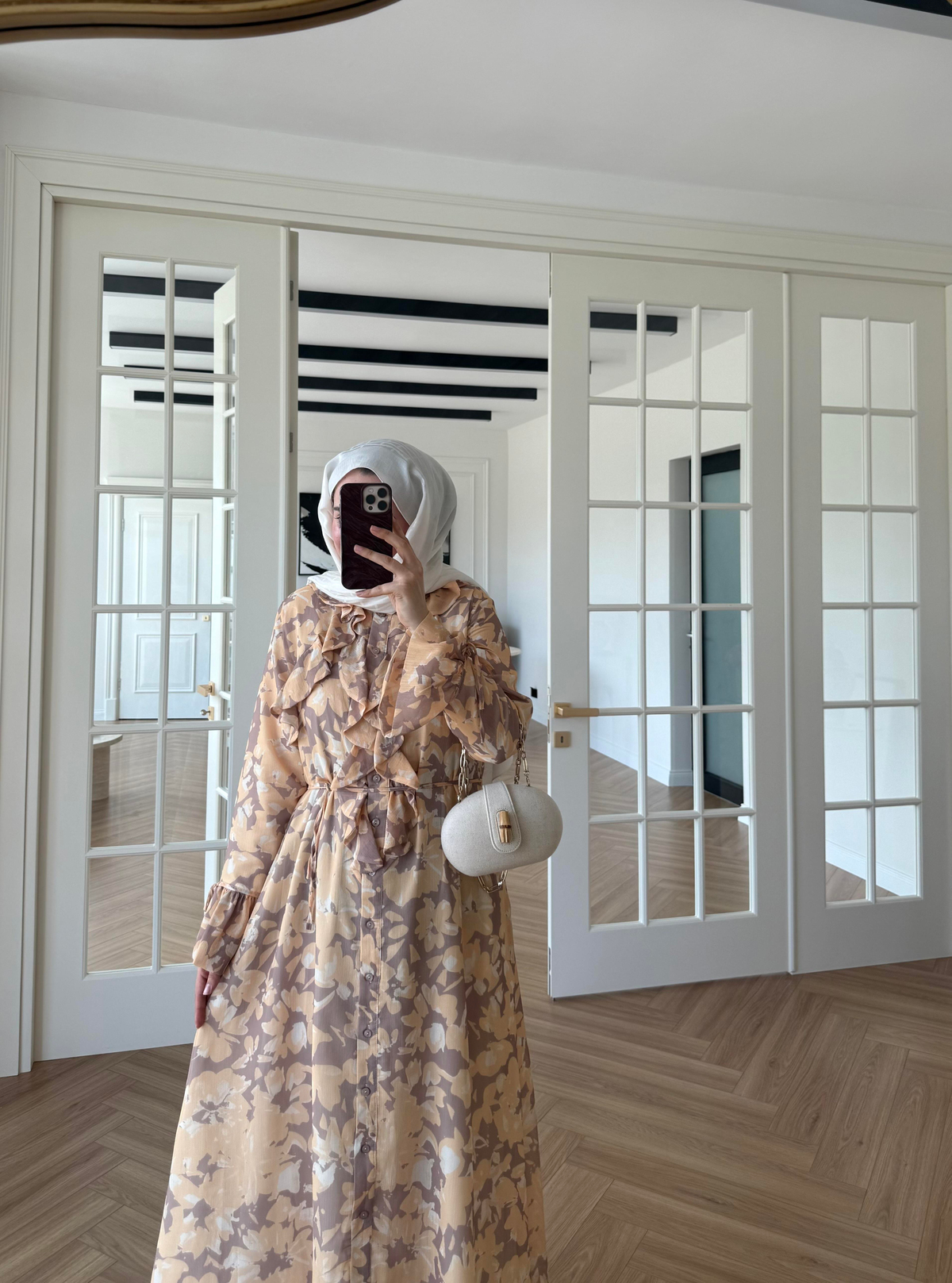 Daniala Şifon Elbise Turuncu