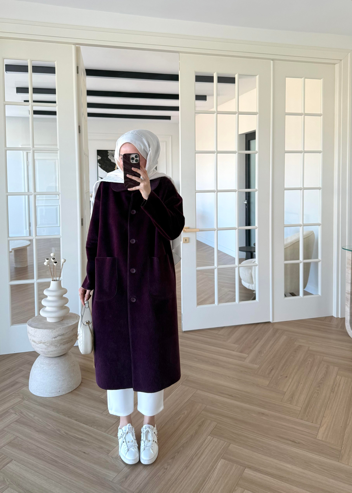 Deve Tüylü Cepli Kaban Mürdüm