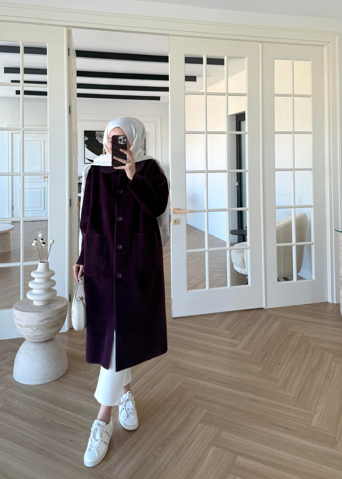 Deve Tüylü Cepli Kaban Mürdüm