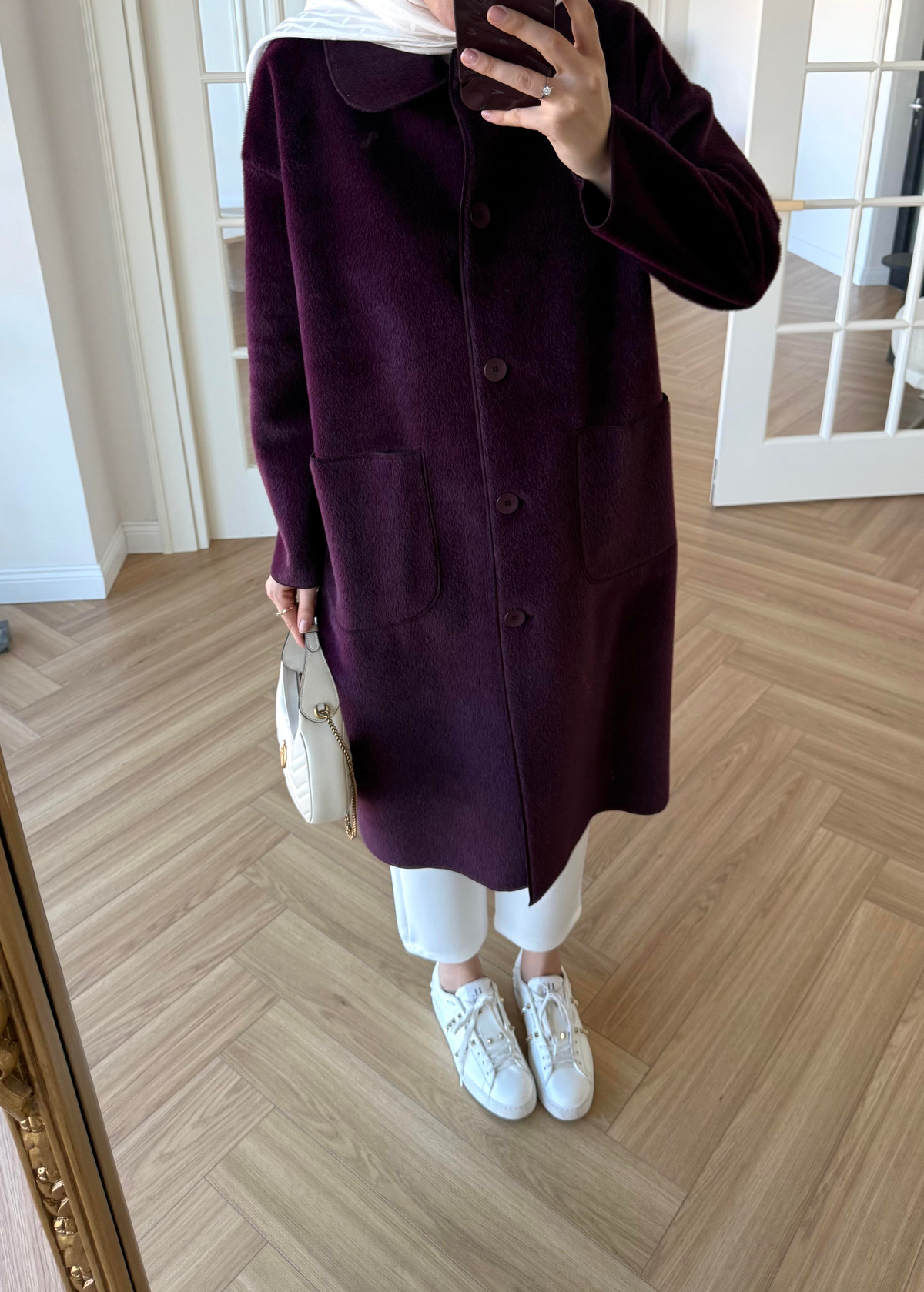 Deve Tüylü Cepli Kaban Mürdüm