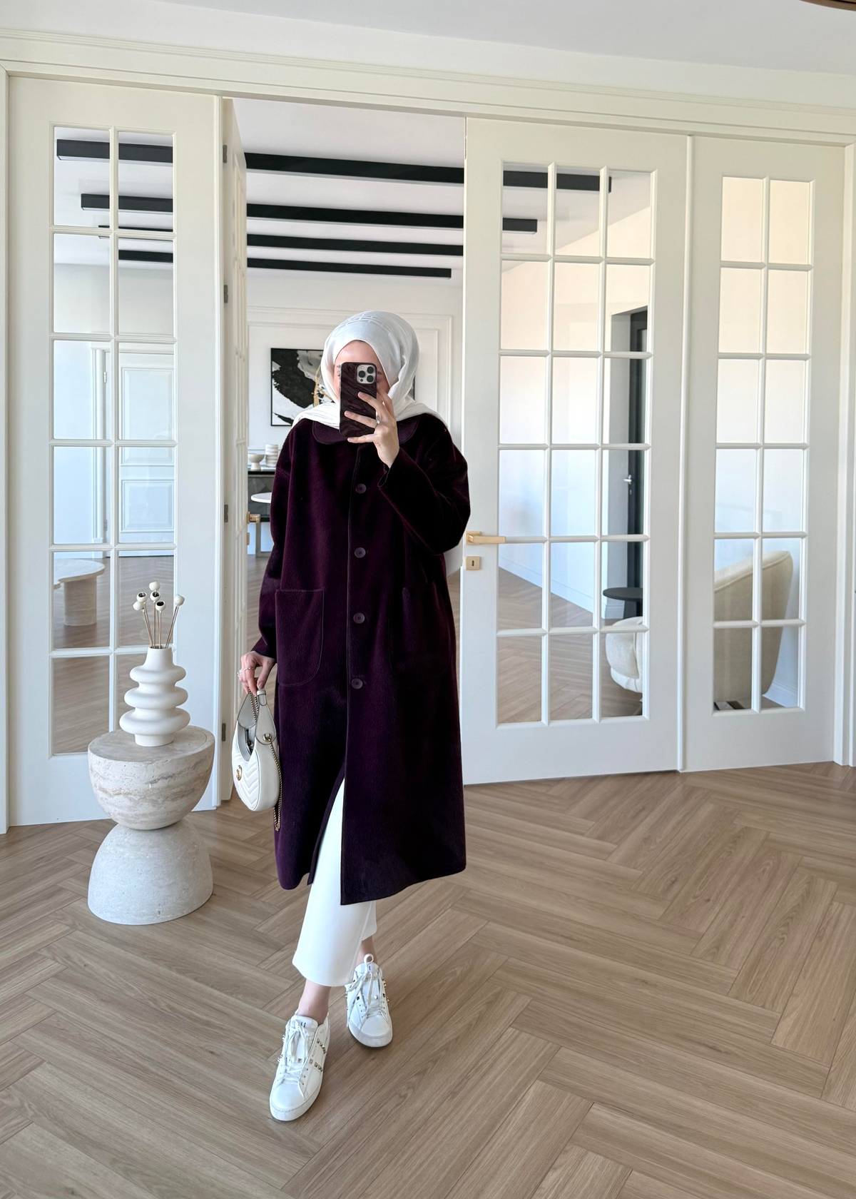 Deve Tüylü Cepli Kaban Mürdüm