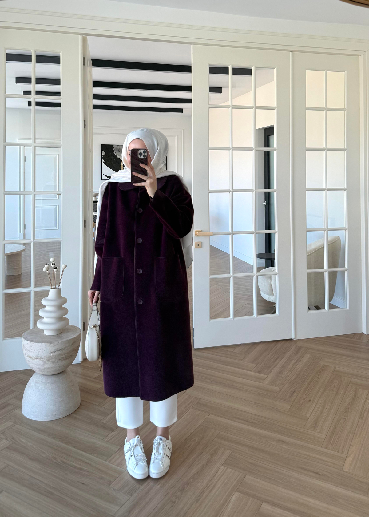 Deve Tüylü Cepli Kaban Mürdüm