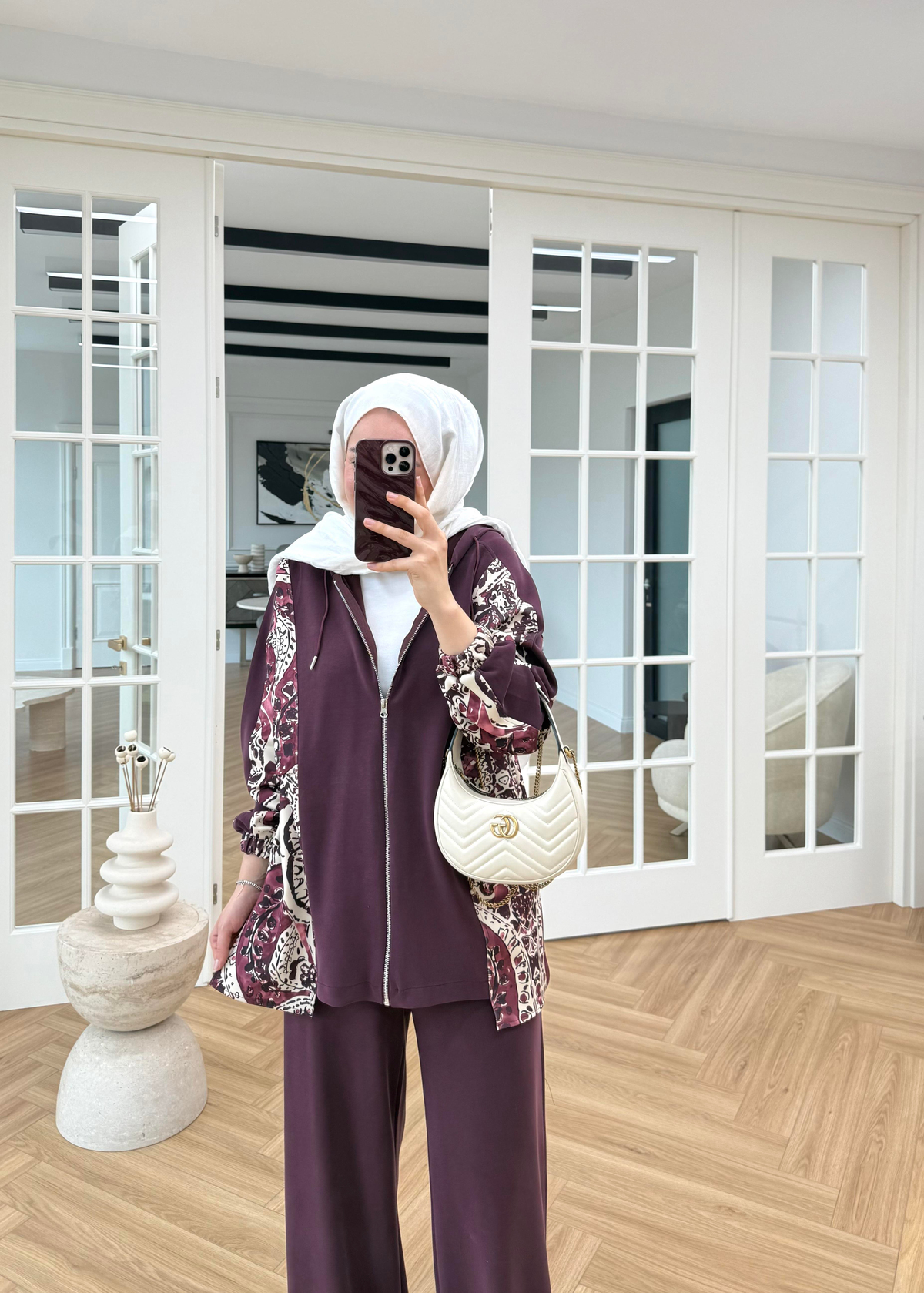 Esla Tensel Oysh Takım Mürdüm