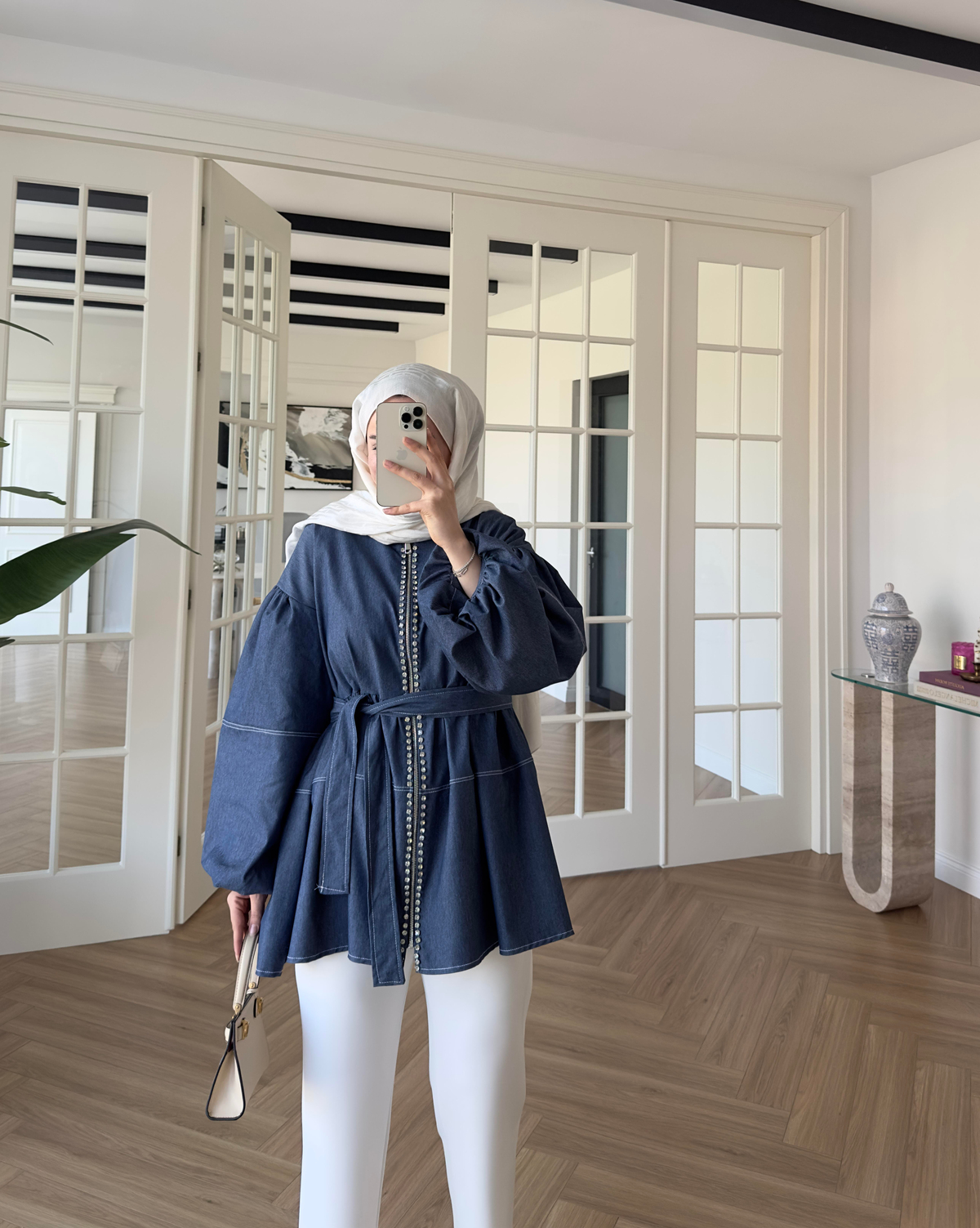 Eva Denim Ceket Kot Mavi