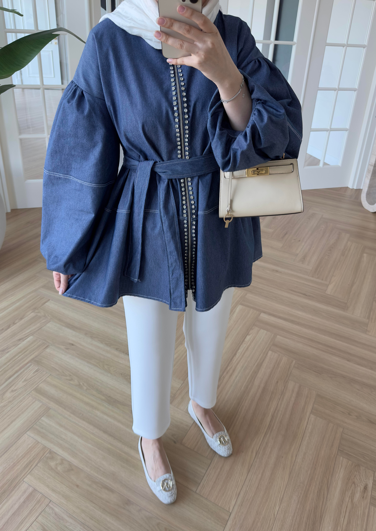 Eva Denim Ceket Kot Mavi