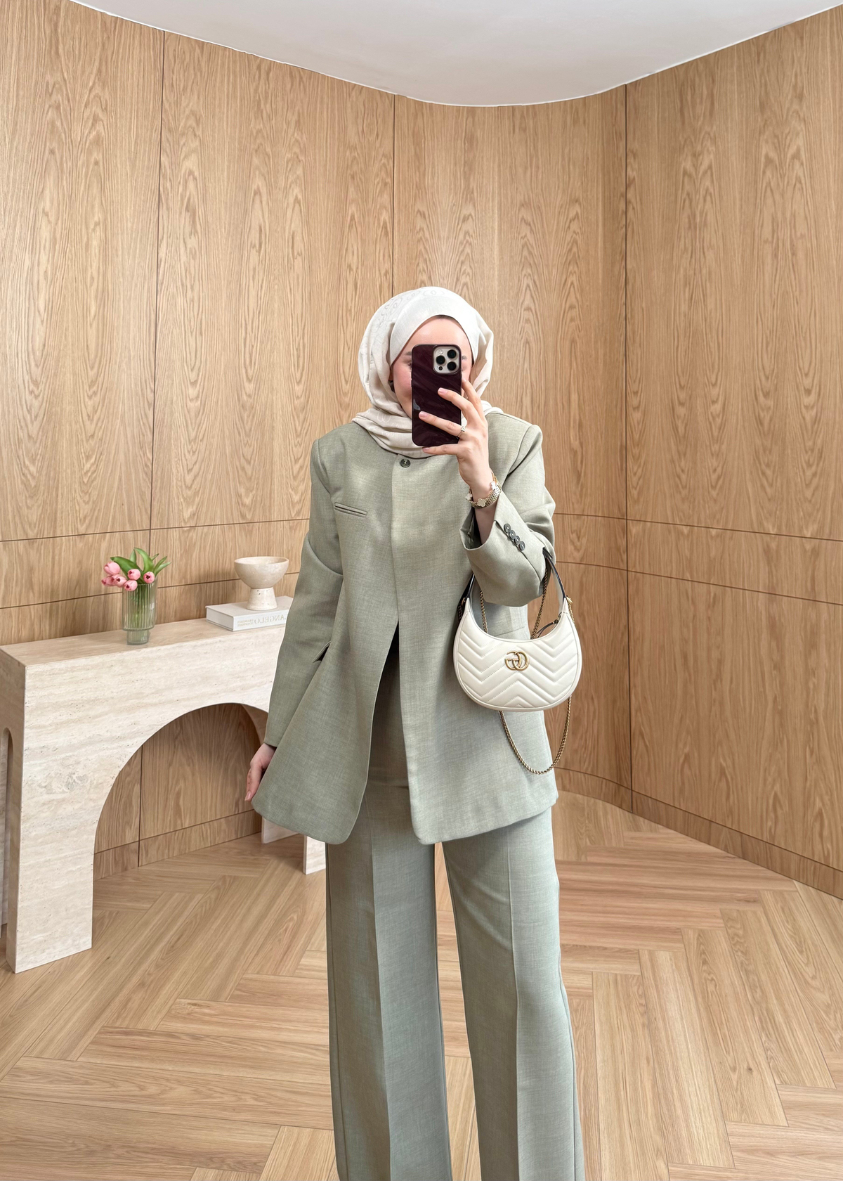 Fantastic Tek Düğmeli Blazer Çağla