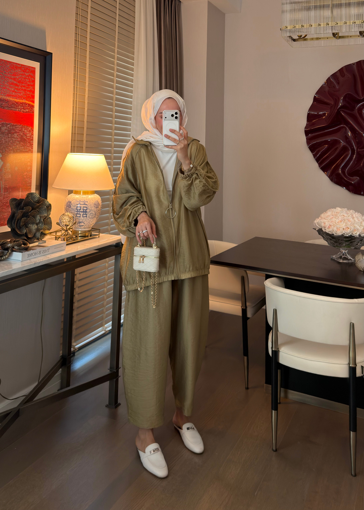 Fennes Modal Takım Olive