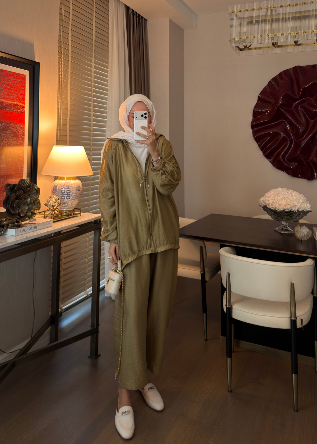 Fennes Modal Takım Olive