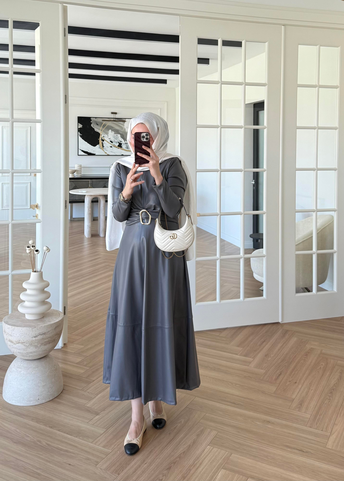 Jully Deri Elbise Antrasit