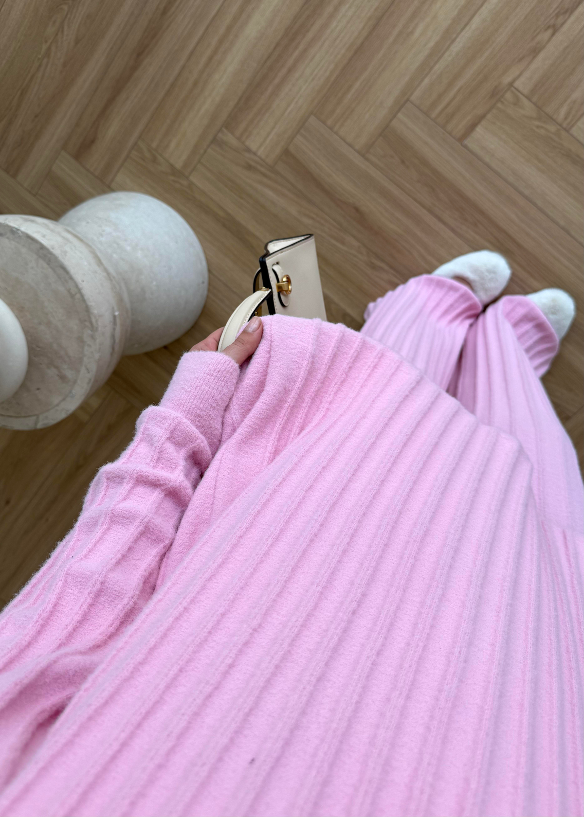 Kaşmir Triko Takım Pembe