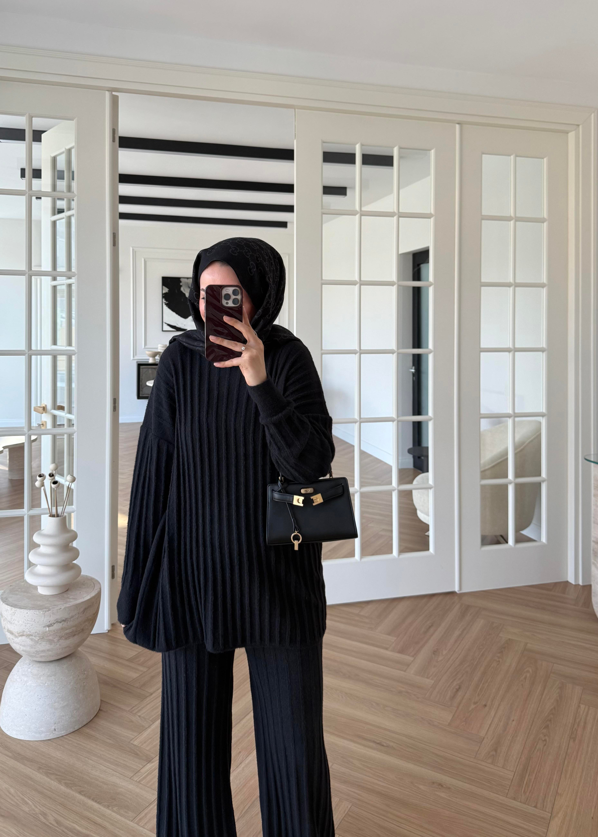 Kaşmir Triko Takım Siyah