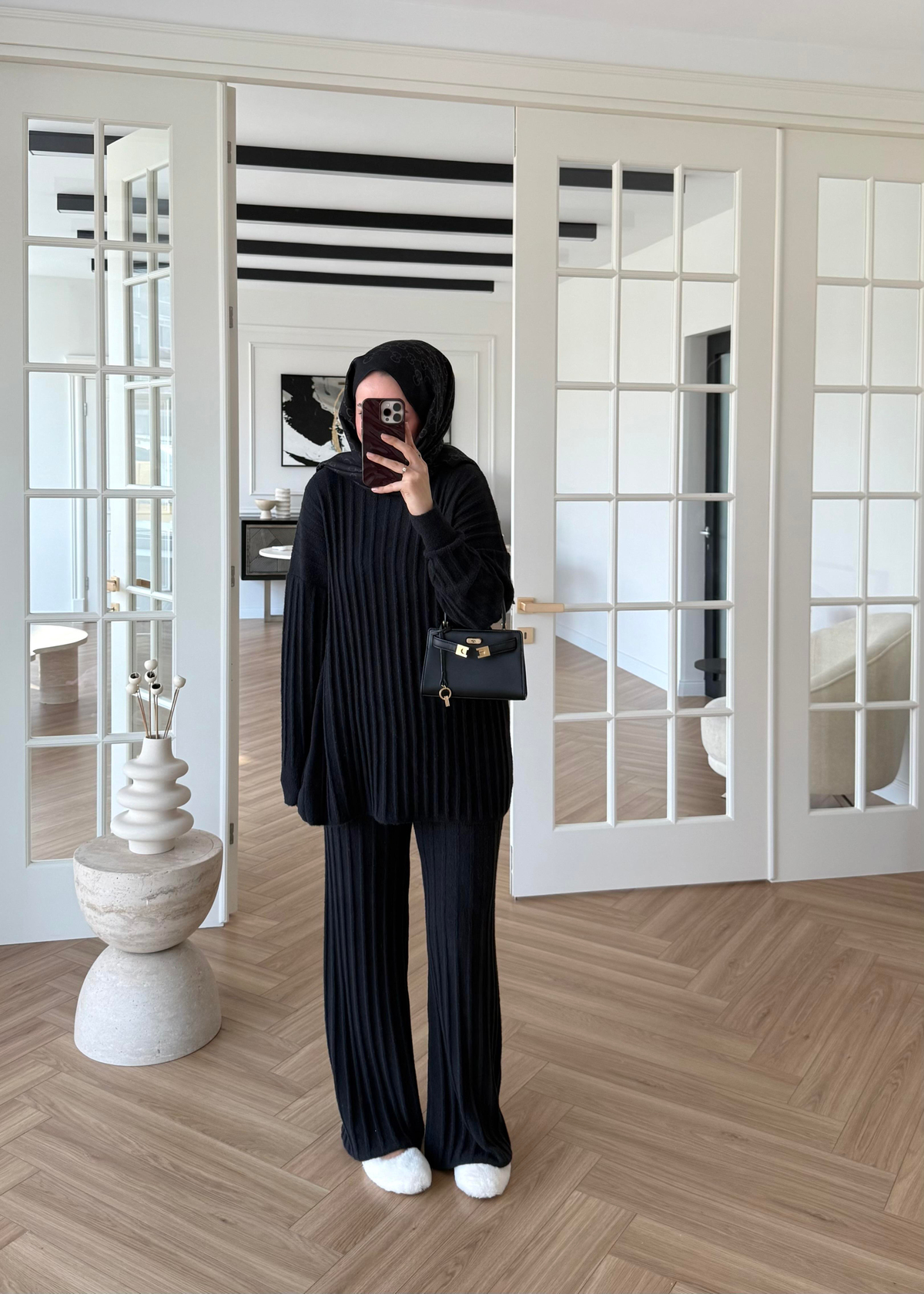 Kaşmir Triko Takım Siyah