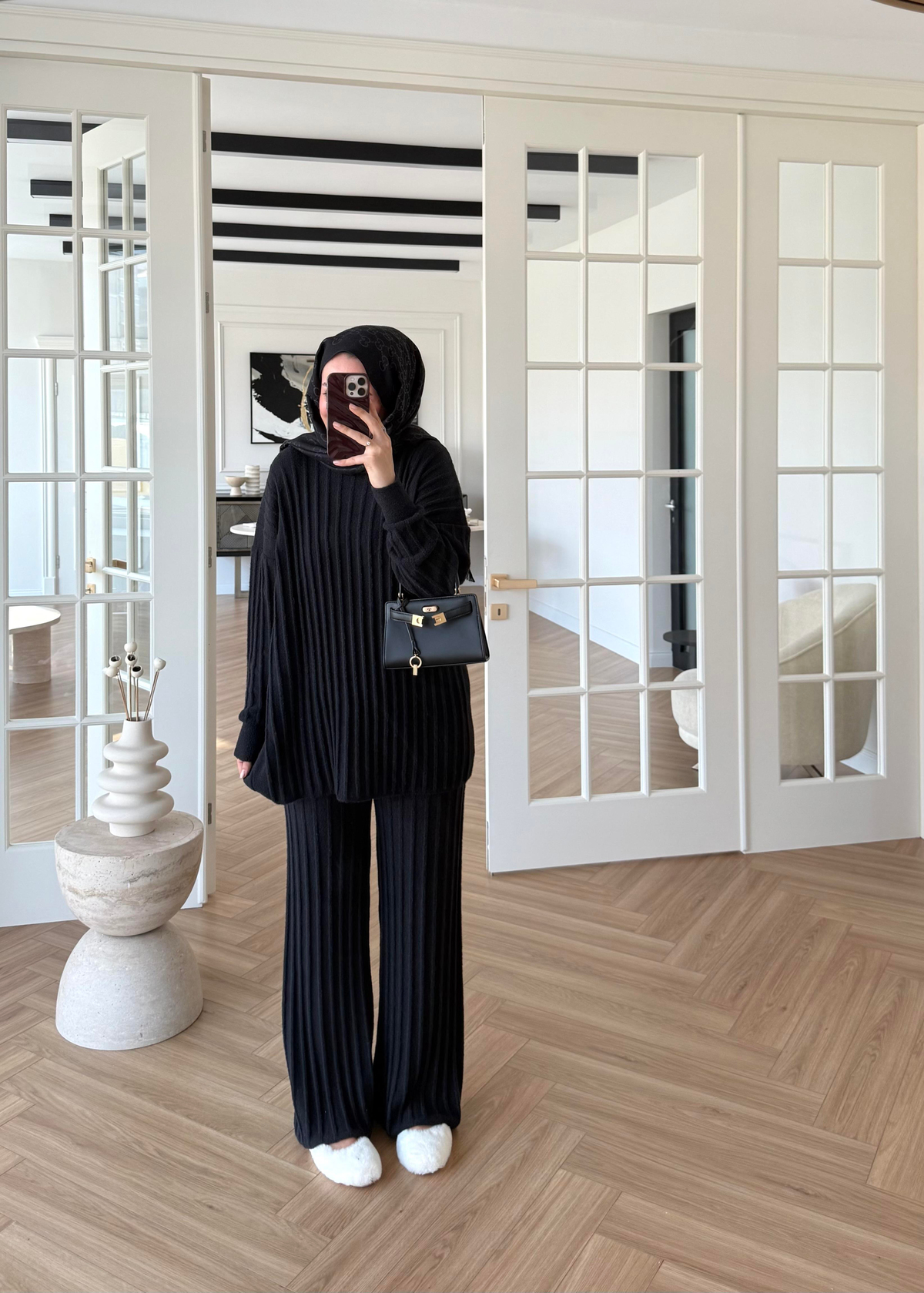 Kaşmir Triko Takım Siyah