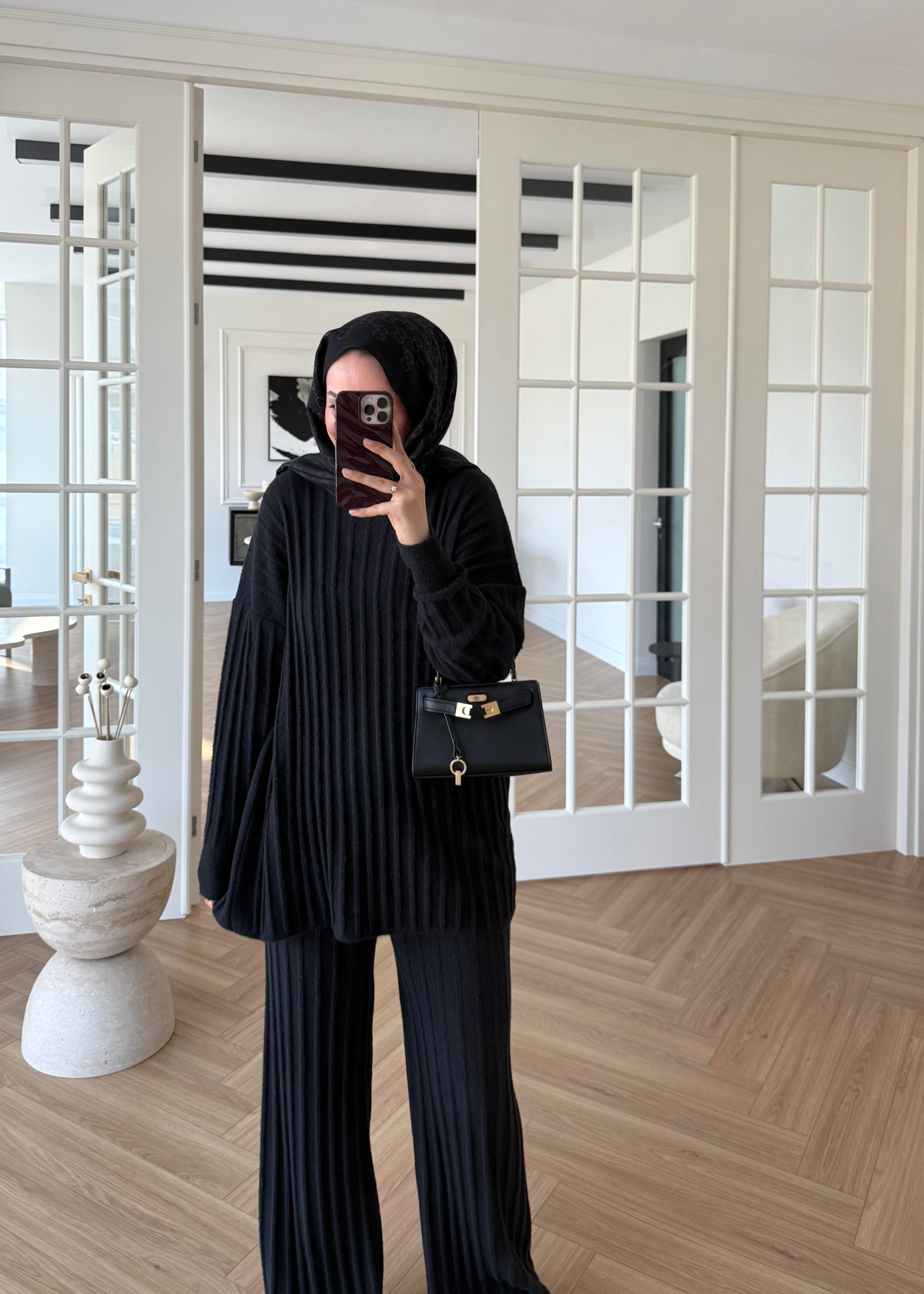 Kaşmir Triko Takım Siyah