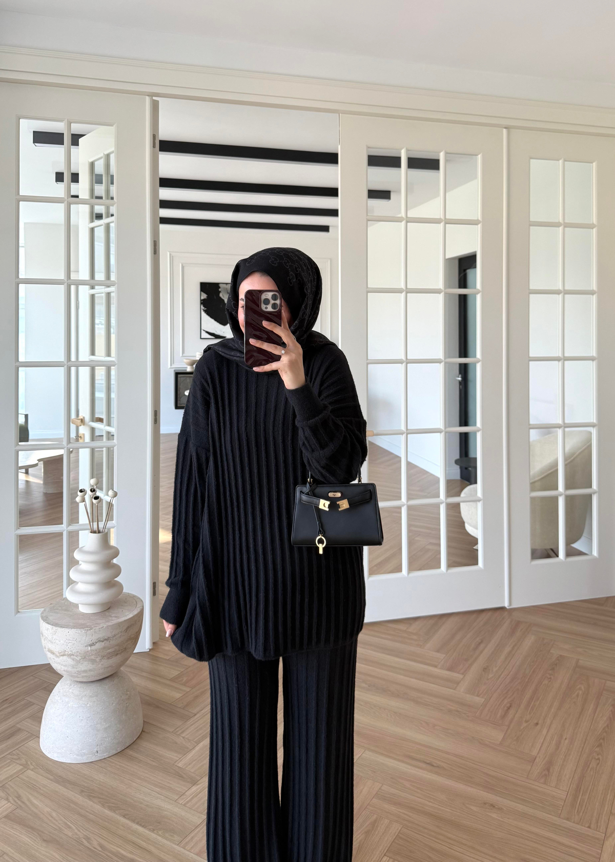 Kaşmir Triko Takım Siyah