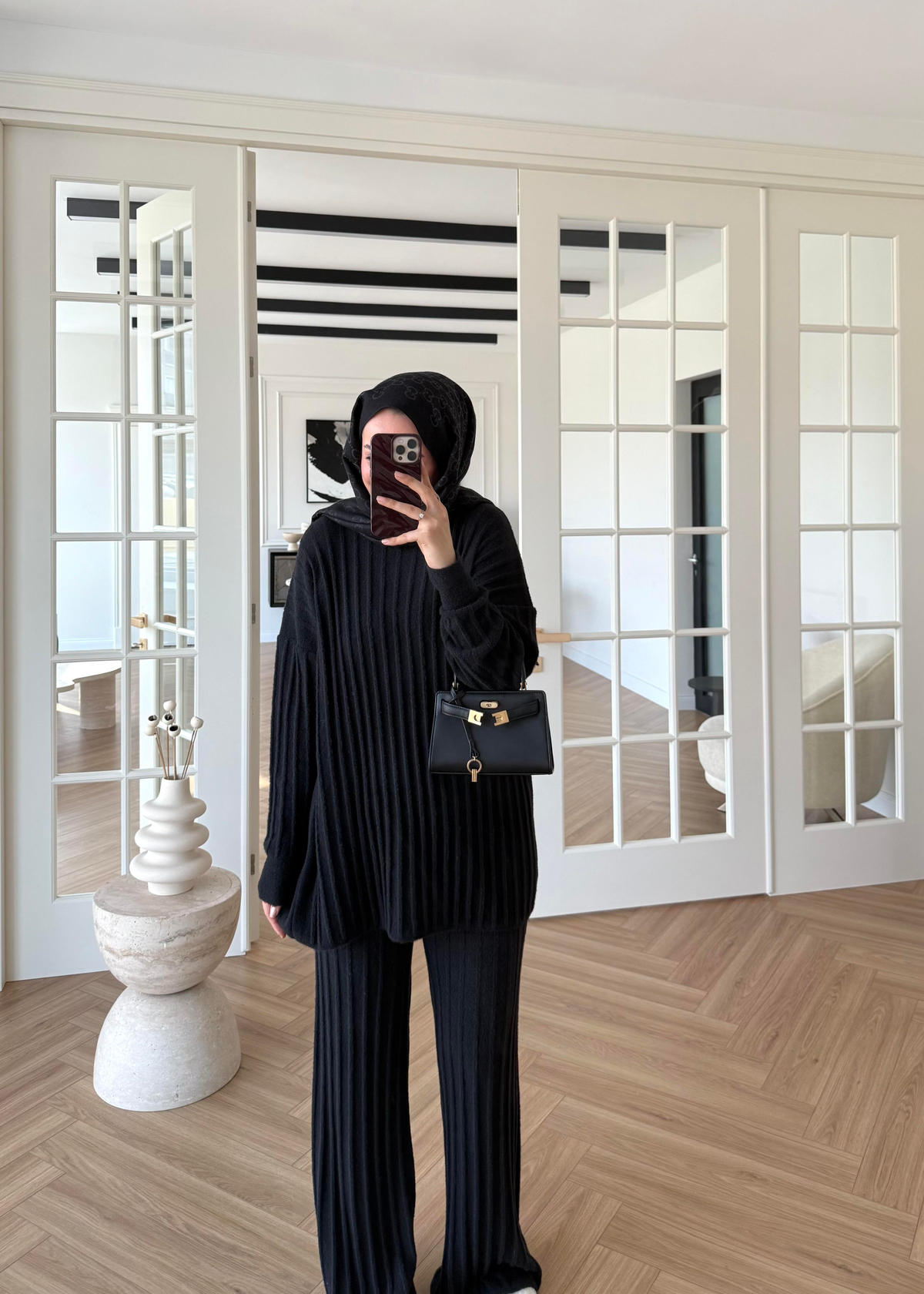 Kaşmir Triko Takım Siyah