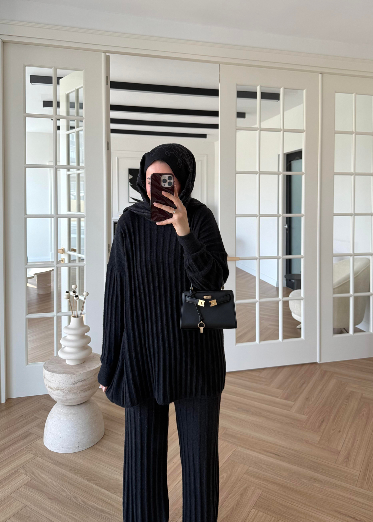 Kaşmir Triko Takım Siyah