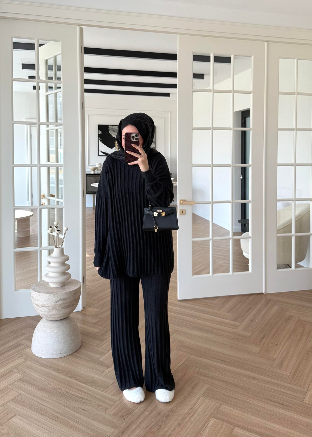 Kaşmir Triko Takım Siyah