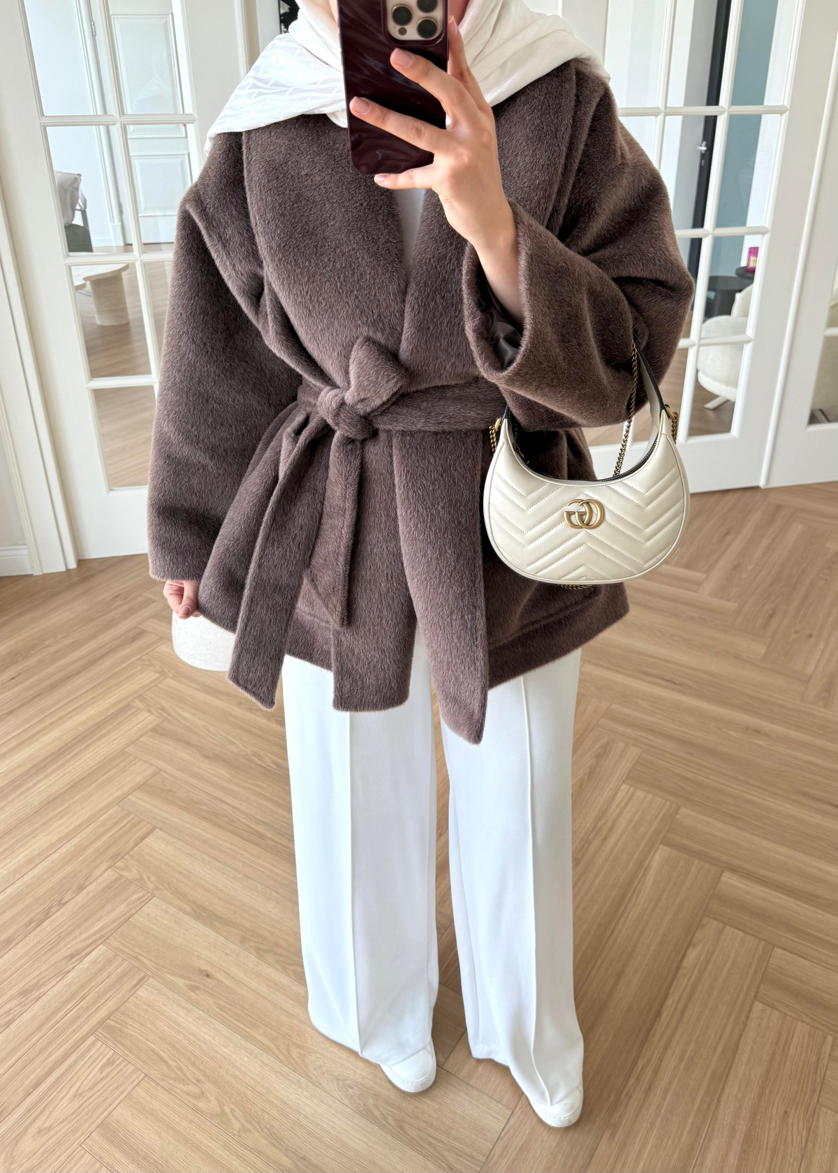 Kemerli Kaban Kahverengi