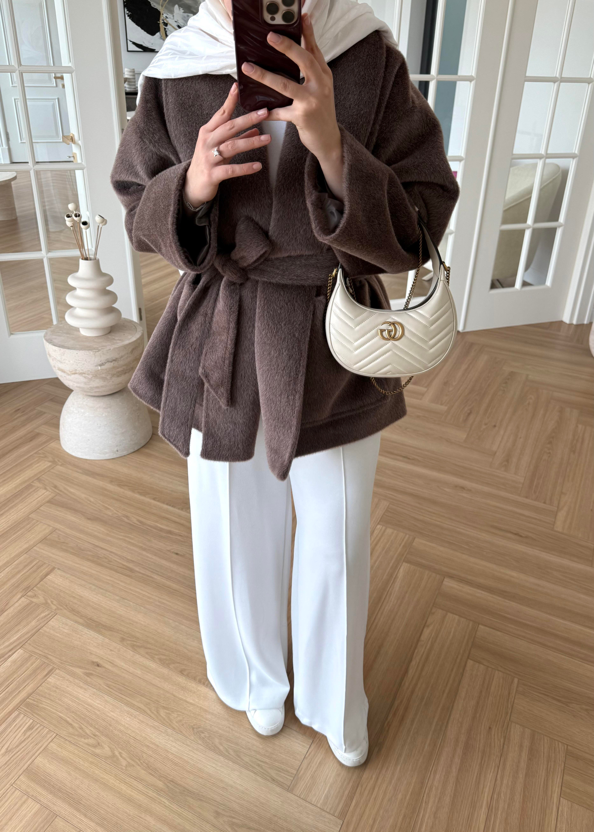 Kemerli Kaban Kahverengi