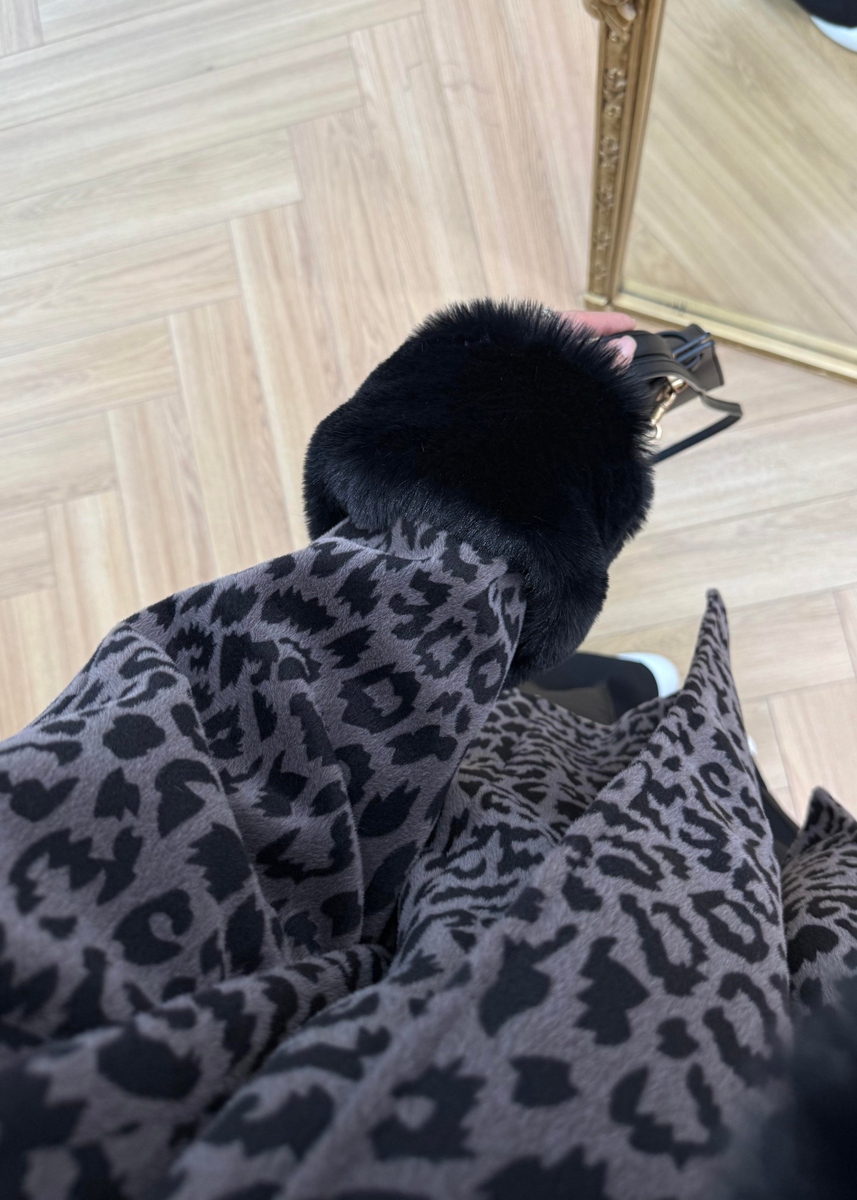 Kürk Kollu Leopar Kaban